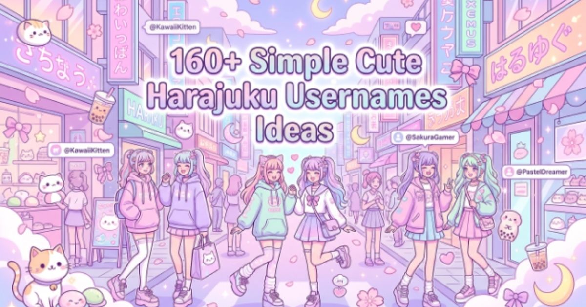 simple-cute-harajuku-usernames-ideas