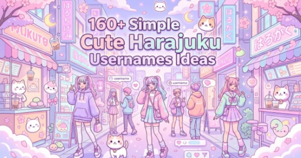 simple-cute-harajuku-usernames-ideas