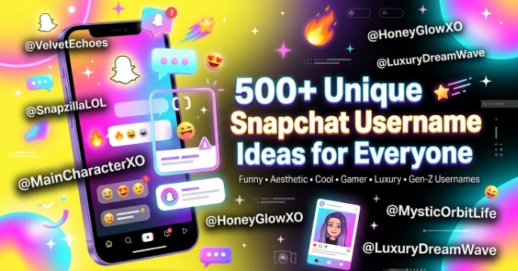 usernames-for-snapchat