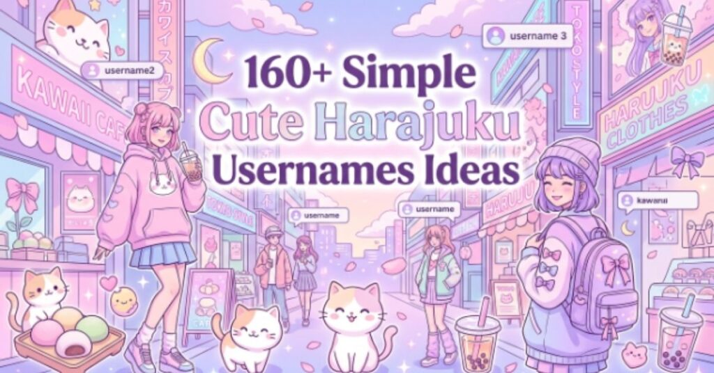 simple-cute-harajuku-usernames-ideas