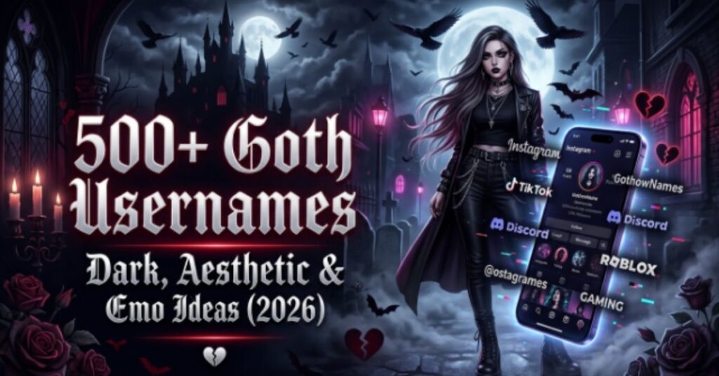 goth-usernames