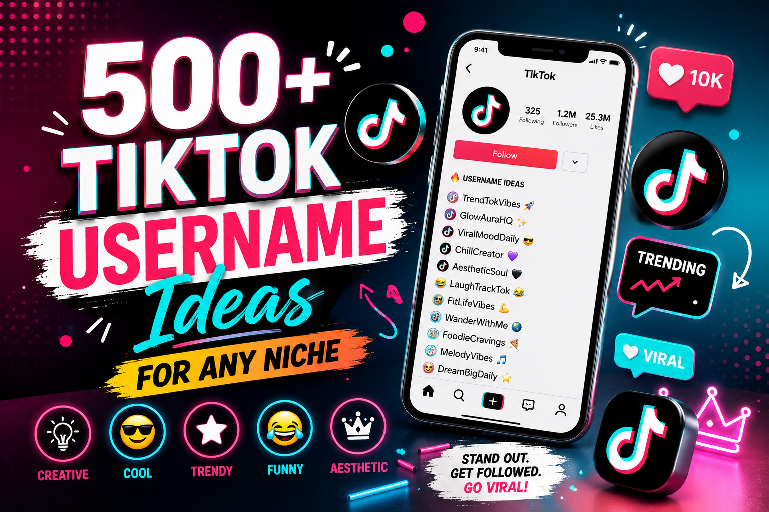 usernames-for-tiktok