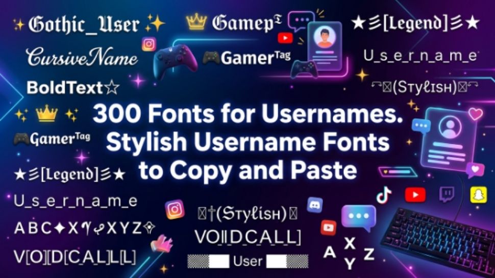 fonts-for-usernames