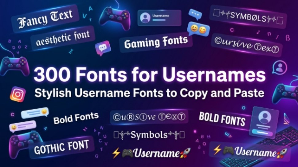 fonts-for-usernames