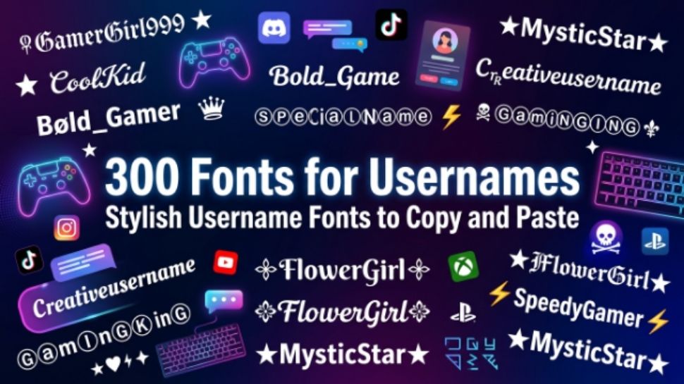 fonts-for-usernames