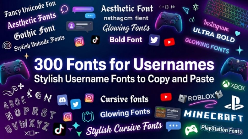 fonts-for-usernames