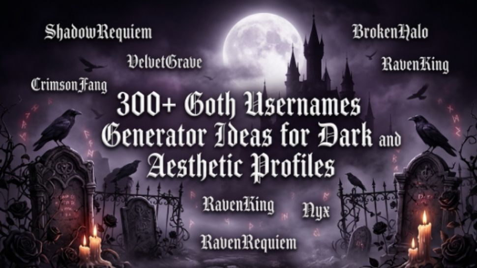 goth-usernames-generator