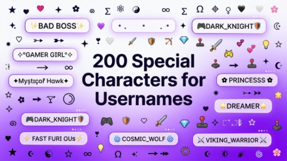special-characters-for-usernames