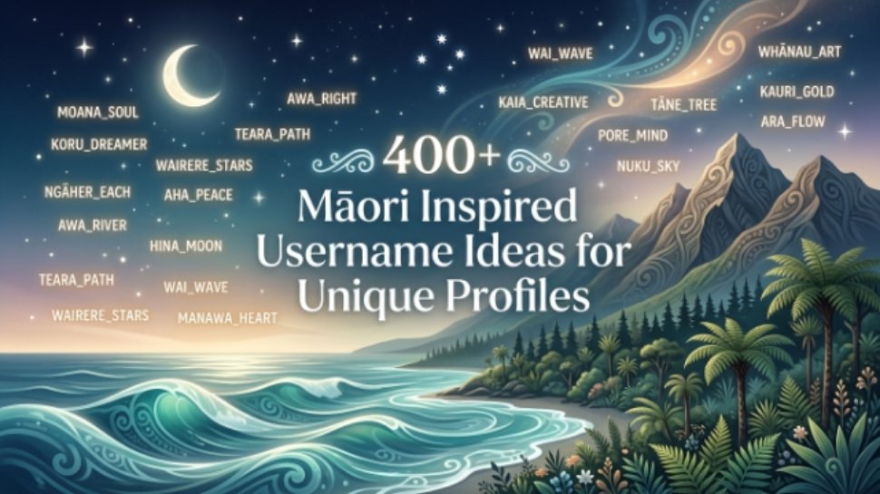 usernames-for-maoris
