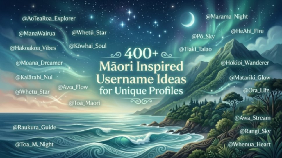 usernames-for-maoris