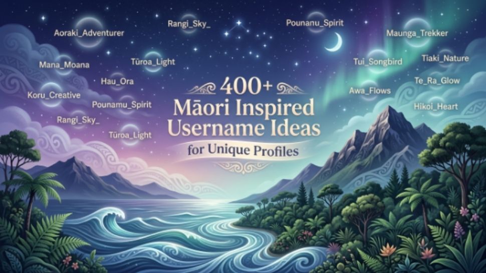 usernames-for-maoris
