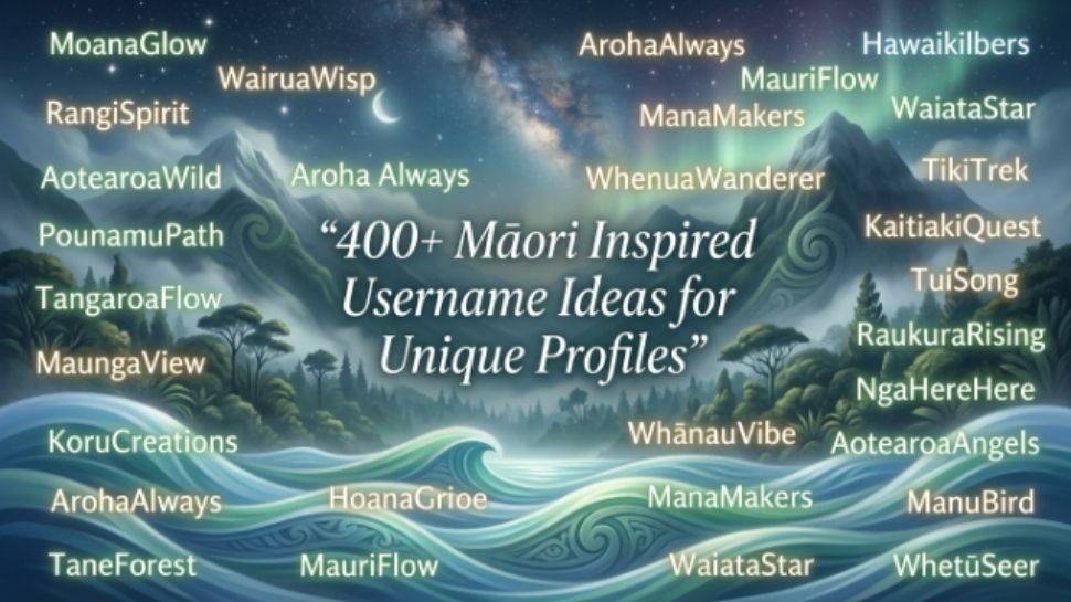 usernames-for-maoris