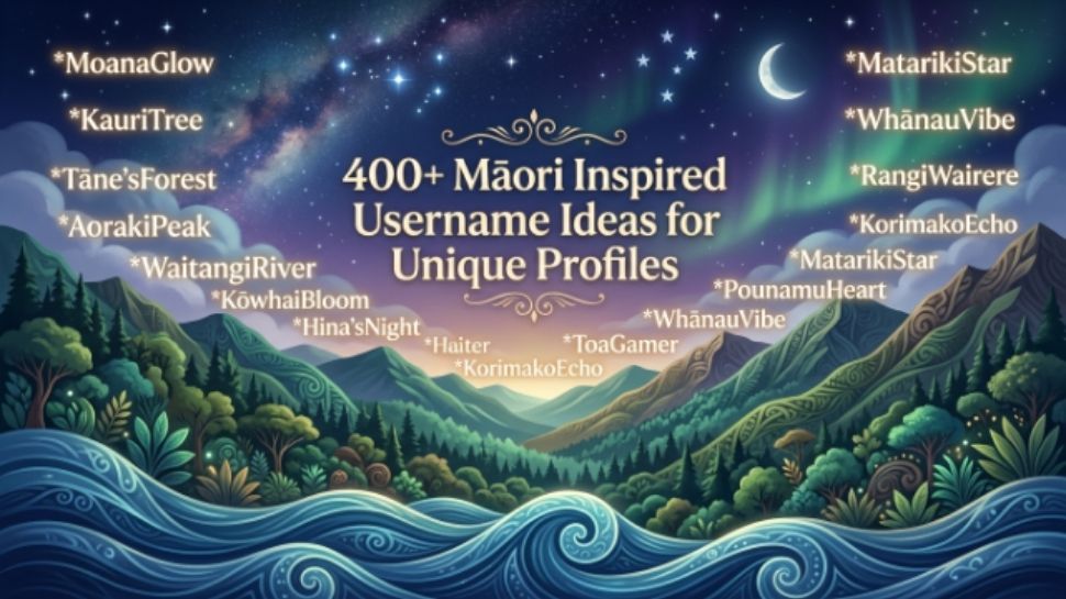 usernames-for-maoris