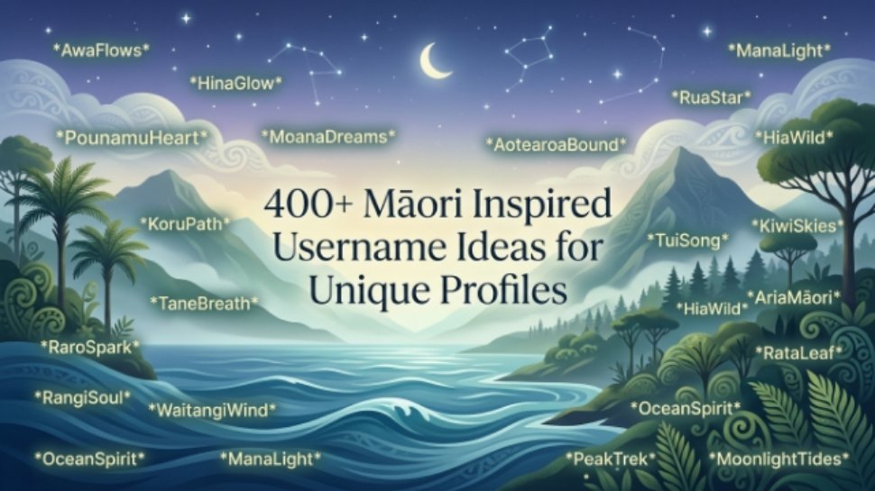 usernames-for-maoris